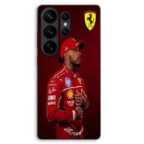 Coque Pour Samsung Galaxy S26 Ultra Lewis Hamilton Official Ferrari Wallpaper Maniacase juoda