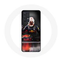 Coque pour Samsung Galaxy A32 5G Formule 1 Max Verstappen Pilote F1 Red Bull RB15