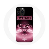 Dėklas, skirtas iPhone 14 Pro Diamond Wallpaper Blackpink Kpop Logo Pink - Maniacase rožinė