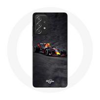 Coque pour Samsung Galaxy A52 Formule 1 Max Verstappen F1 noir rouge et jaune