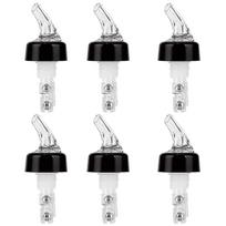 6/10vnt Automatinis dozuojantis butelio piltuvėlis 30ML Plastikinis vyno piltuvėlis Skaidrus viskio, stipriųjų gėrimų, vyno, kokteilių dozatorius Baro įrankis