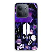 Case For Xiaomi Redmi 15C 5g BTS army logo Bangtan Subs Maniacase juoda