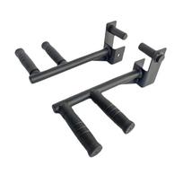 2 Pieces Fitness Dip Bar Attachment Chest Training for Squat Rack Exercise Push