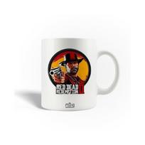 Keraminis puodelis - Red Dead Redemption 2 - 30cl - Baltas - Galima plauti indaplovėje - Apvalus