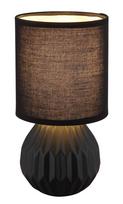 Stalinis nakties šviestuvas GLOBO Sylas, E14, 1 x 40 W, 230V, juodos sp., laido ilgis 1,5 m, 120 x 2