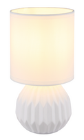Stalinis nakties šviestuvas GLOBO Sylas, E14, 1 x 40 W, 230V, baltos sp., laido ilgis 1,5 m, 120 x 2