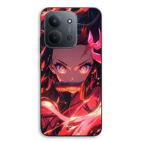 Dėklas Xiaomi Redmi 15C 5g Demon Slayer Nezuko Kamado Manga anime Maniacase juoda