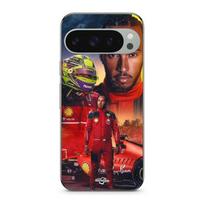 Coque - MANIACASE - Google Pixel 9 Pro - Noir - Souple - Scuderia Ferrari F1 juoda