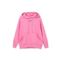 Nike Phoenix Fleece su gobtuvu moteriškas džemperis žaismingos rožinės spalvos DQ5861-675 L pink