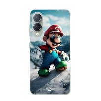 Phone Case - Mario - Samsung Galaxy S25 Edge - Silicone - Black - Unique Design juoda