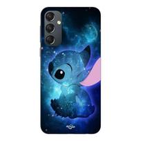 Telefono dėklas - MANIACASE - Samsung Galaxy A34 - Silikonas - Minkštas - Dygsnio raštas mėlyna