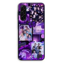 Dėklas Samsung Galaxy A17 BTS violetinis konceptas Maniacase juoda
