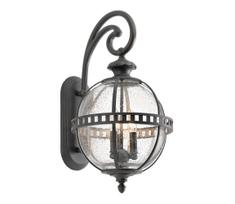 Kichler KL-HALLERON-2M - Lauko sieninis šviestuvas HALLERON 3xE14/40W/230V IP44