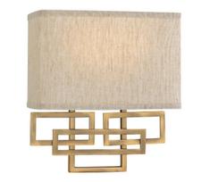 Hinkley HK-LANZA2-BR - Sieninis šviestuvas LANZA 2xE14/40W/230V bronzinis