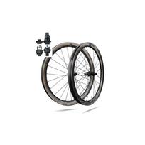 Duke 700C Baccara WRX 42 SLR2 Aero / DT 350 CL SP Shimano Micro Spline dviračio ratų komplektas