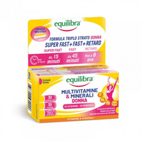 EQUILIBRA Multivitaminai ir mineralai MOTERIMS, 30 tablečių