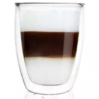 Dvigubos sienelės stiklinė 330 ml