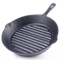 Ketaus keptuvė griliui 24 cm