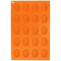 Silikoninė kepimo forma kriauklės formos 29,5 × 17,5 cm