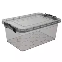 Maisto laikymo dėžutė su dangčiu 9 l, pilka