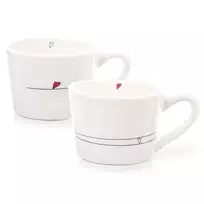 Keraminiai puodeliai 200 ml, 2 vnt.