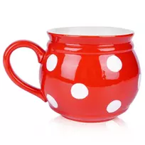Puodelis keramikinis 950 ml raudonas