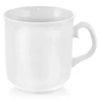 Puodelis porcelianinis baltas 400 ml