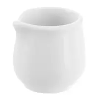 Pieno ąsotėlis porcelianinis baltas 40 ml
