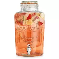 Gėrimų stiklainis su kraneliu 6,7 l
