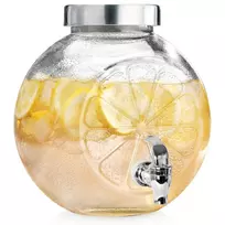 Gėrimų stiklinis dozatorius su kraneliu 5,4 l