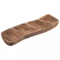 Medinė užkandžių lėkštė 35 × 11 cm