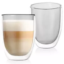 Termo stiklinės su dviguba siena 370 ml 2 vnt.