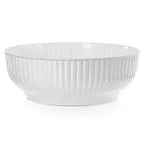 Virtuvinė balta plastikinė dubuo 5 l, 30 cm