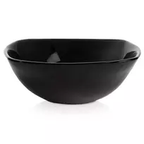 Stiklinis dubuo 450 ml juodas 15 cm