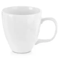 Puodelis porcelianinis 400 ml baltas