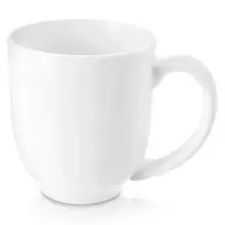 Puodelis porcelianinis baltas 450 ml