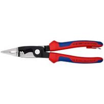 Elektros instaliavimo replės su tvirtinimo tašku KNIPEX 1382200T