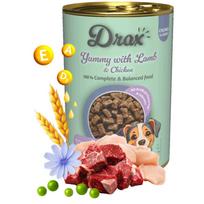 Drax Adult Dog – konservai su ėriena ir vištiena - Produkto Svoris 1240g