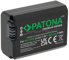 PATONA - aukštos kokybės Sony NP-FW50 baterija 1100 mAh Li-Ion PREMIUM