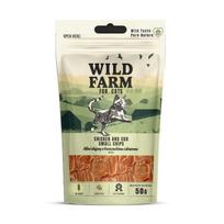 WILD FARM Vištienos ir menkės traškučiai 50 g kačių skanėstai