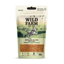 WILD FARM Vištienos ir žolės filė katėms 50 g katėms skirtas skanėstas