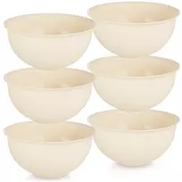 Plastikiniai dubenėliai 13 cm, 500 ml, 6 vnt.