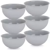 Plastikiniai dubenėliai 13 cm 6 vnt.