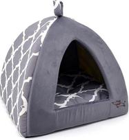 "Best Pet Supplies" palapinė, minkštas gultas šunims ir katėms, languotas audeklas, XL