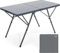 EVER ADVANCED sulankstomas stovyklavimo stalas 120 x 60 cm XL 4-6 žmonėms Sulankstomas stalas iki 60 kg su krepšiu Tvirta konstrukcija stovyklavimui, piknikui, sodui, balkonui
