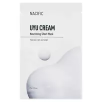 NACIFIC UYU Cream Nourishing Sheet Mask Lakštinė maitinamoji veido kaukė, 27 g