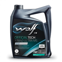 Variklio alyva WOLF OFFICIALTECH 10W40 ULTRA MS 5L