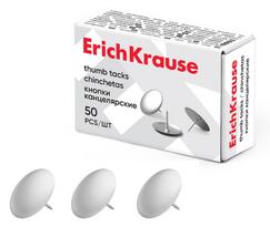 Smeigtukai, ErichKrause, 7mm, 50 vnt., metaliniai