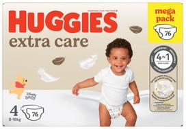 HUGGIES sauskelnės EXTRA CARE, Box, 4 dydis, 8-16 kg., 76 vnt., 2562441