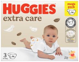 HUGGIES sauskelnės EXTRA CARE, Box, 3 dydis, 6-10 kg., 96 vnt., 2562431